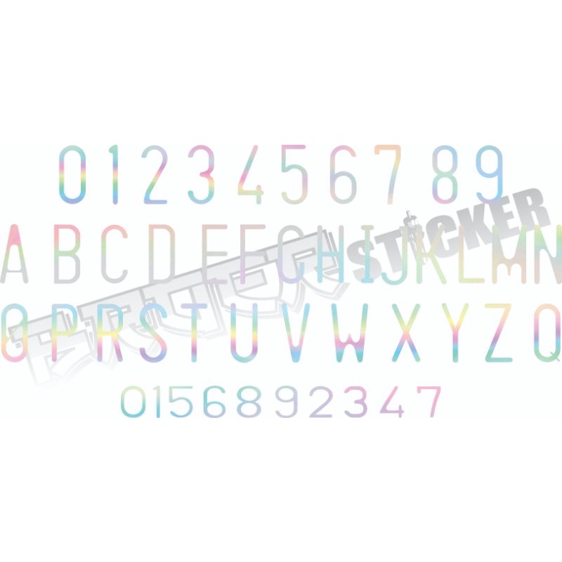 

sticker plat hologram