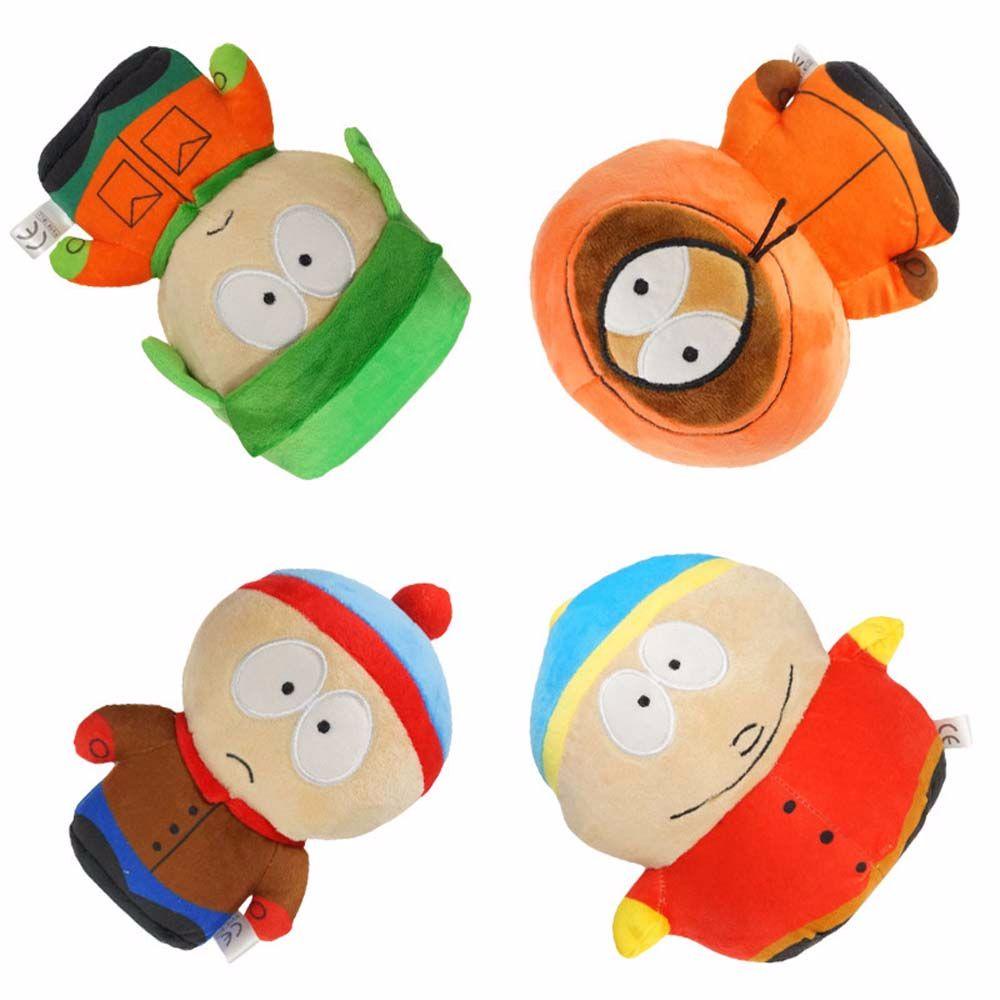 Lanfy The South Parks Lucu Lembut Boneka Hadiah Anak Kyle Kartun Cartman Game-Boneka Kenny Boneka Mewah