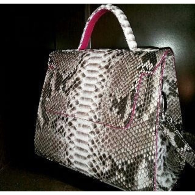TAS KULIT ULAR “BEAUX HANDBAG”