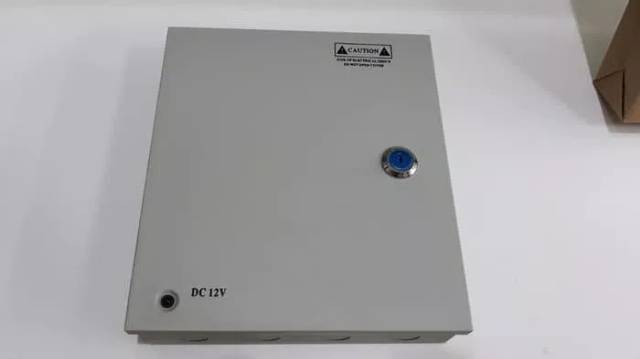 Power supply adaptor 12V 10A Box lengkap terkuat