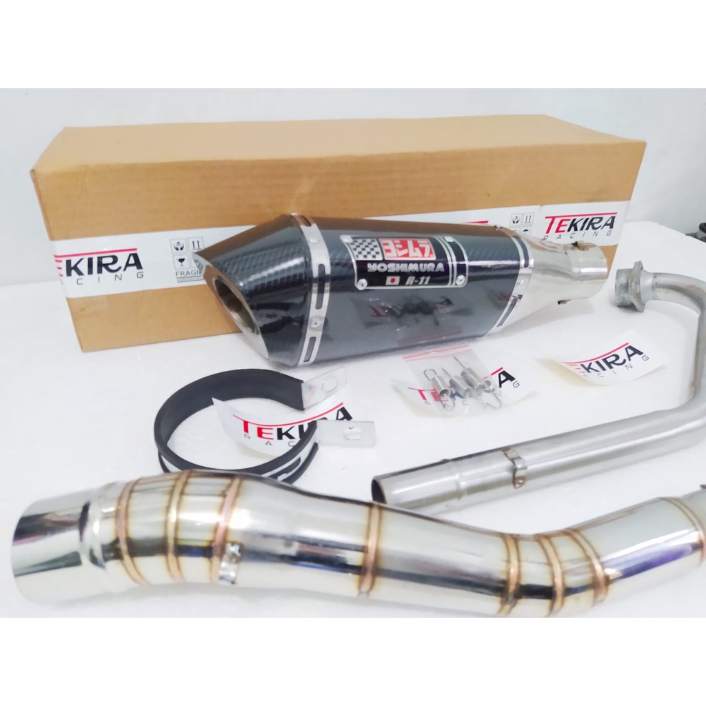 Knalpot Yoshimura R11 Carbon YZF Yamaha R15 155 Vva V4 V3 V2 Old Vixion NVL NVA Lightning MT15 Xabre
