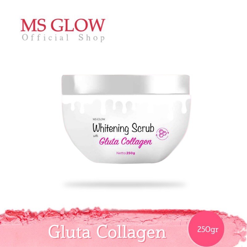 MS glow whitening scrub-Gluta collagen scrub