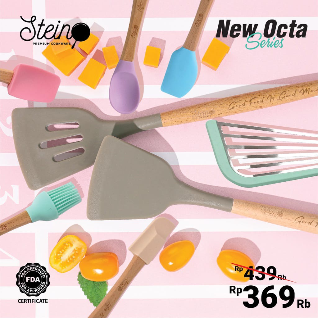 Stein Cookware Spatula PAKET  OCTA Series