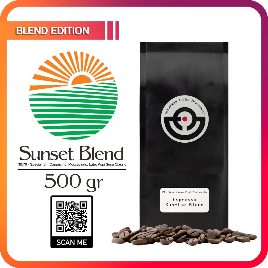 

KOPI ESPRESSO BLEND-SUNSET BLEND-500g