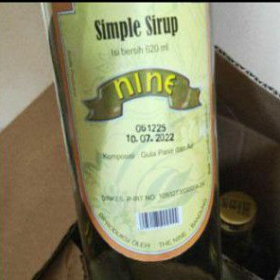 

nine simple syrup 620ml/botol