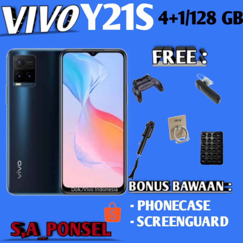 VIVO Y21S RAM 4+1/128 GB RAM 4+1 GB ROM 128 GB GARANSI RESMI VIVO