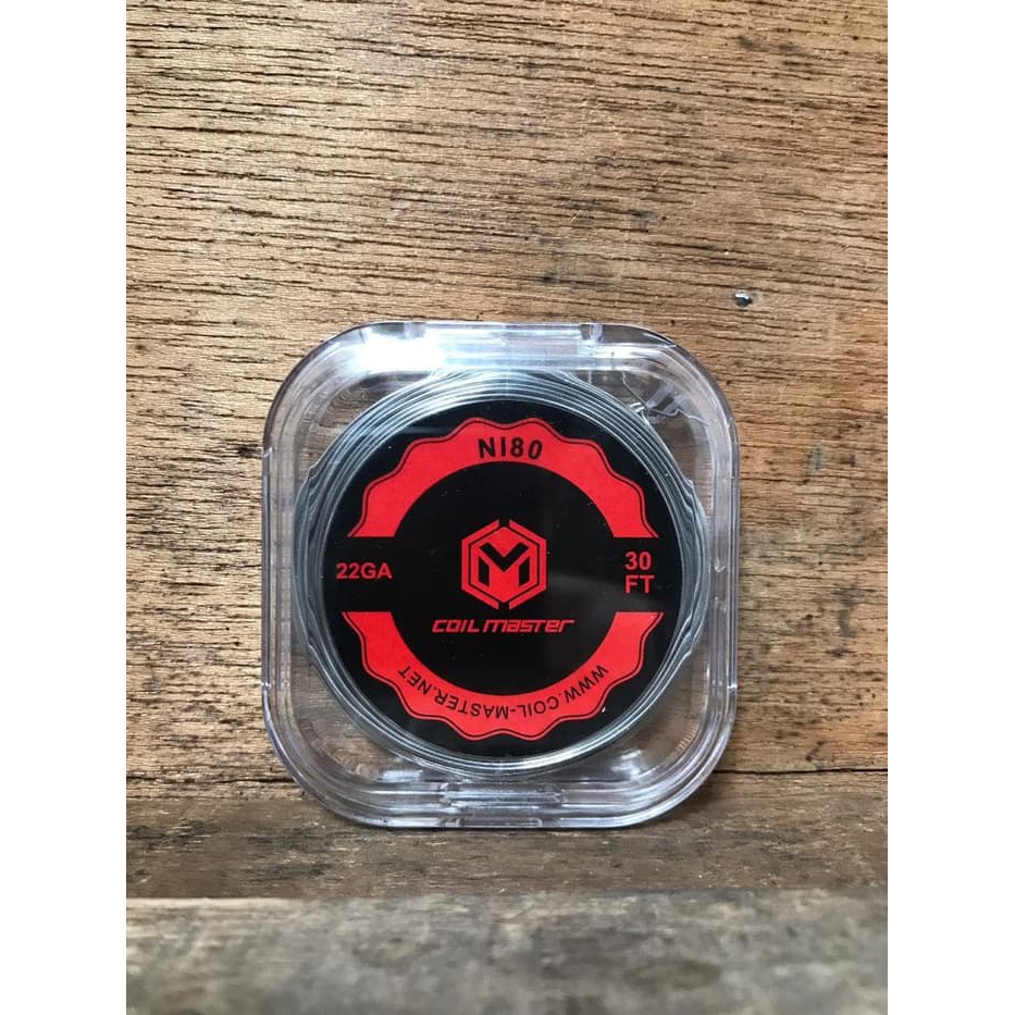 AUTHENTIC COIL MASTER NICHROME 22 GA 30FT WIRE NI80 VAPE KAWAT CM