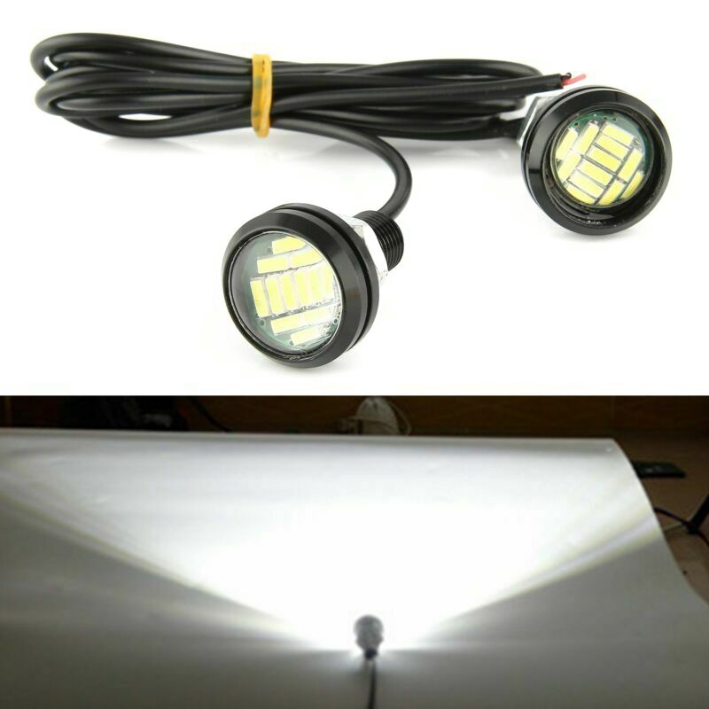 1pcs White DC 12V 5W Eagle Eye LED Daytime Running DRL Backup Light Car Auto Lamp