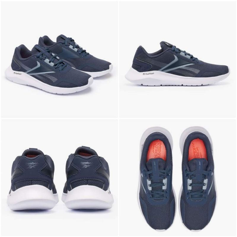 reebok navy running shoes