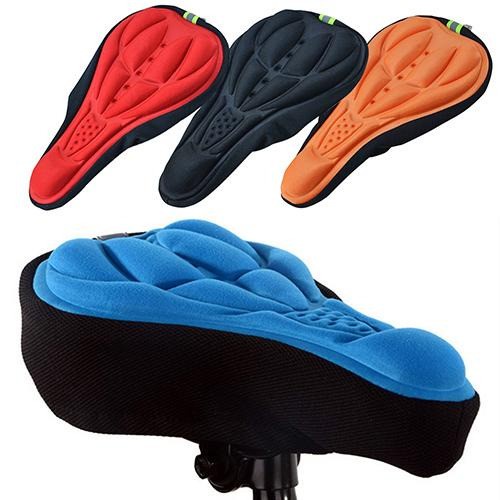 Bantal Jok Sadel Sepeda Empuk Bike 3D Gel Pad Saddle Skotlet Reflektif