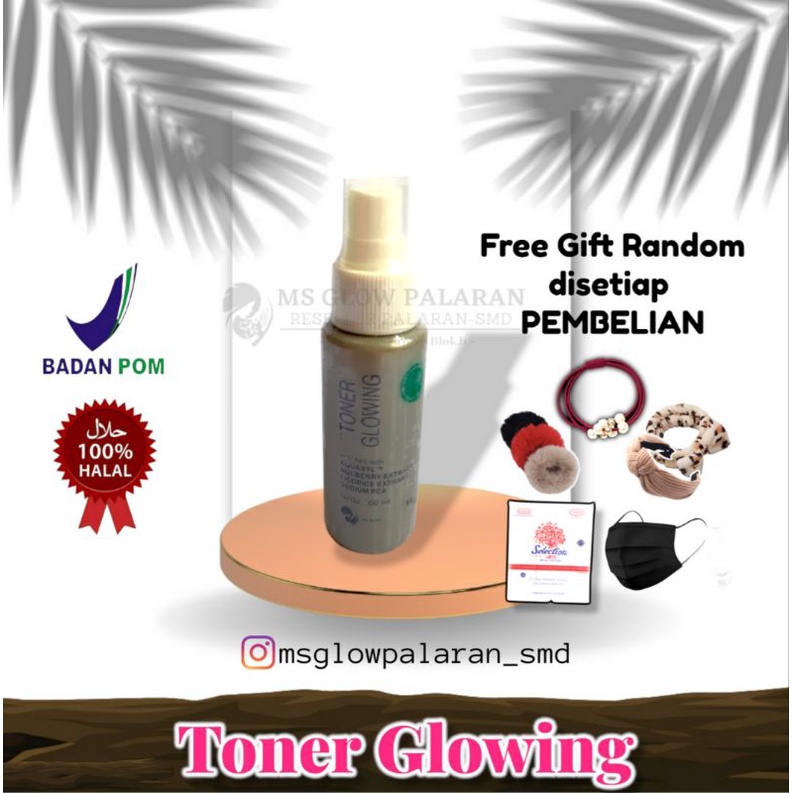 Ms Glow TONER GLOWING( Toner untuk skin Normal&Flek)