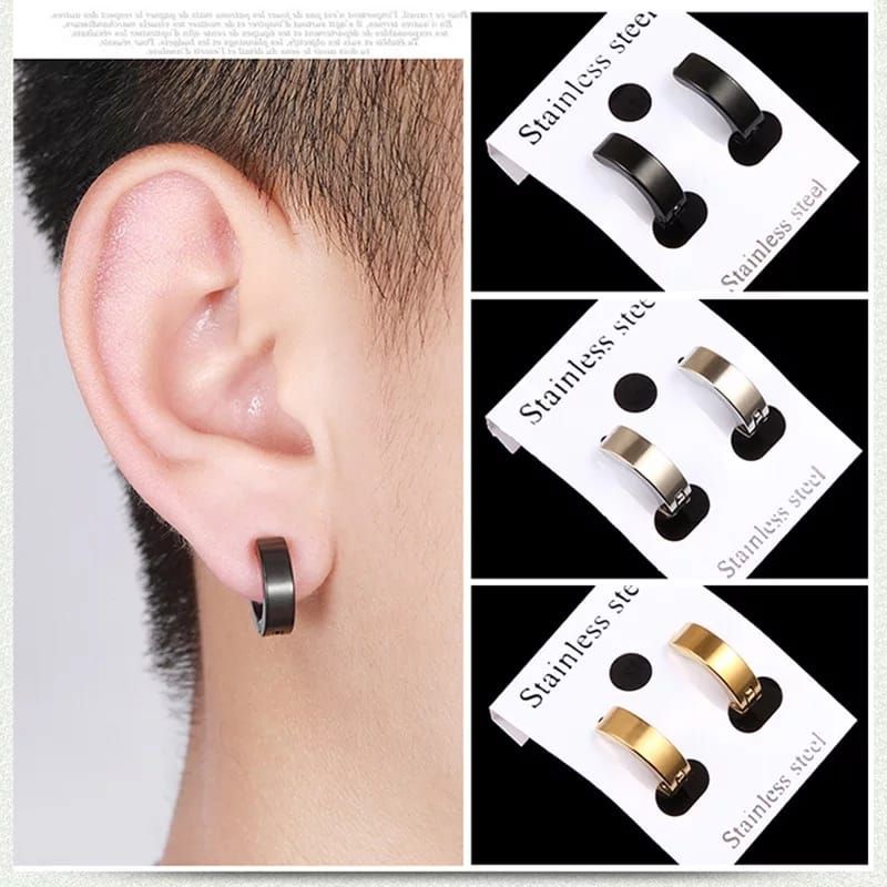 Anting Tusuk Titanium Cowok Cewek