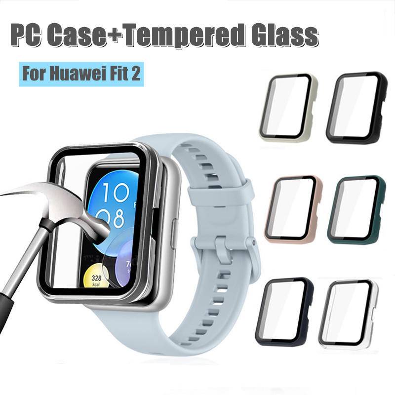 Case Pelindung Layar Tempered Glass Bumper Cover Huawei Watch Fit 2 ES