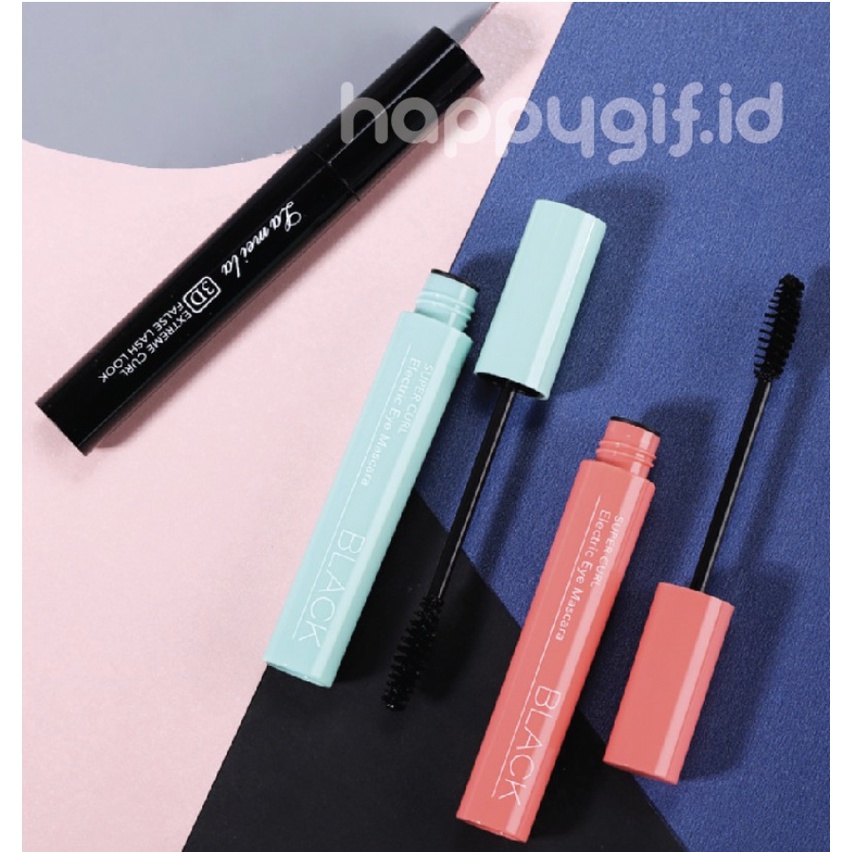 LAMEILA MASKARA 3D KERITING TEBAL 3 WARNA Mascara Membuat Bulu Mata Lebih Ber Volume LA017 LA108 LA019