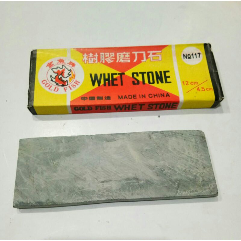 Batu Asah Halus Whet Stone GOLD FISH 12cm