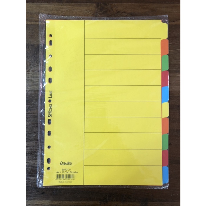 

Gaya Devider / Divider / Pembatas Dokumen Bantex 10W 6050 Murah
