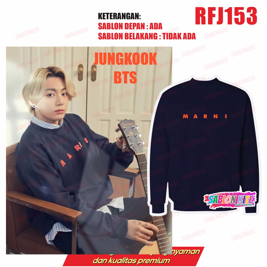 MURAH!!! SWEATER JUNGKOOK ARNI RFJ153