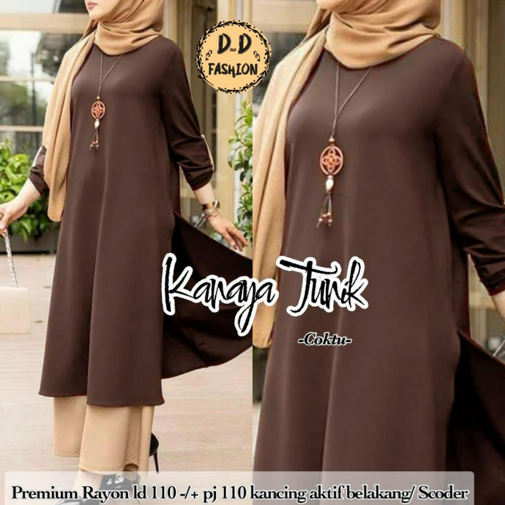 Kanaya Tunik Atasan Wanita Muslim Original Produk By D&amp;D Muslim