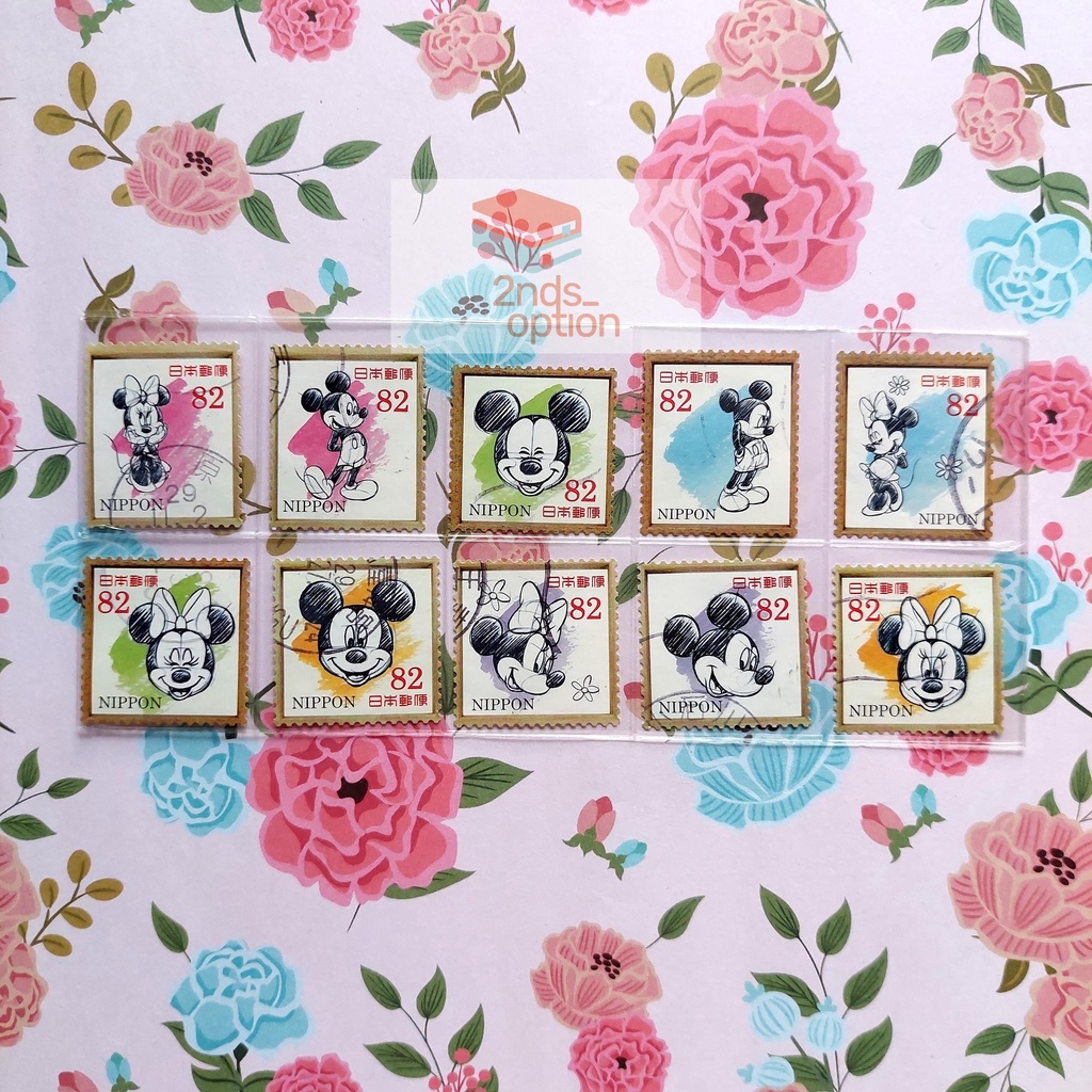 

Perangko/Stamps Jepang - Edisi Mickey & Minnie Mouse