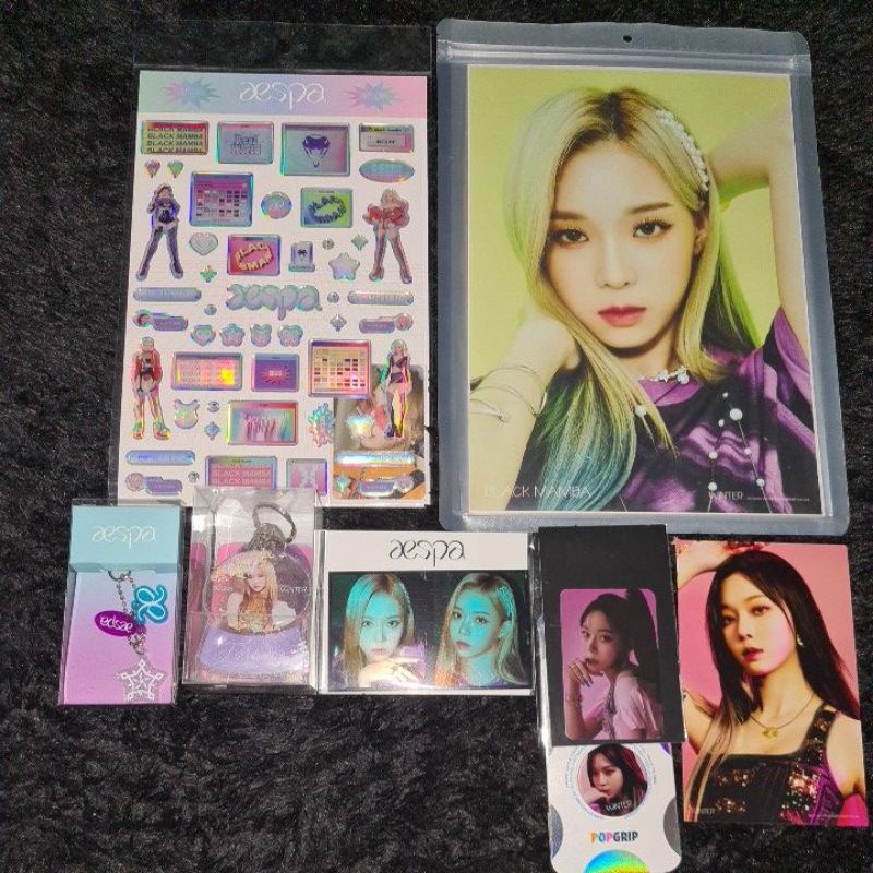 [OFFER ON DM] Official Bundle / Set Winter Aespa. Aespa Black Mamba,Next Level, Savage