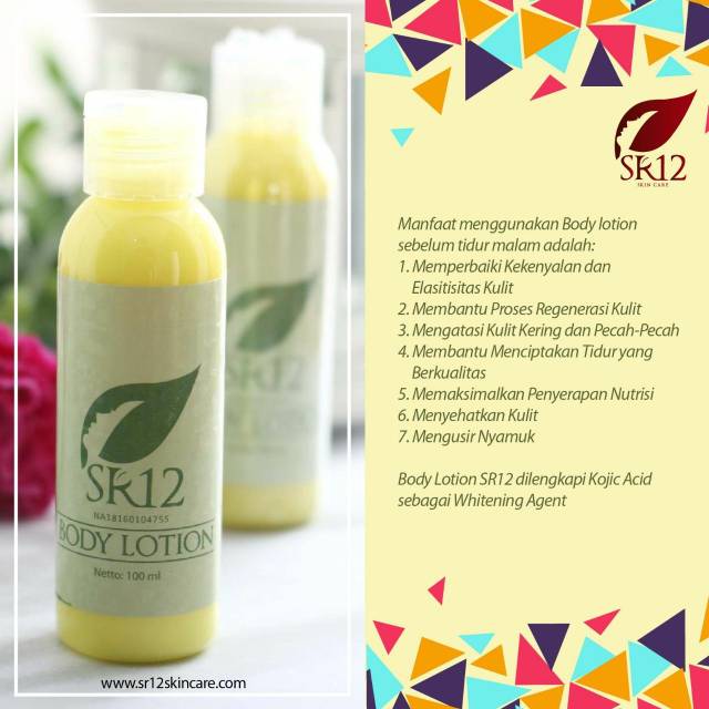 Whitening body lotion SR12 skincare