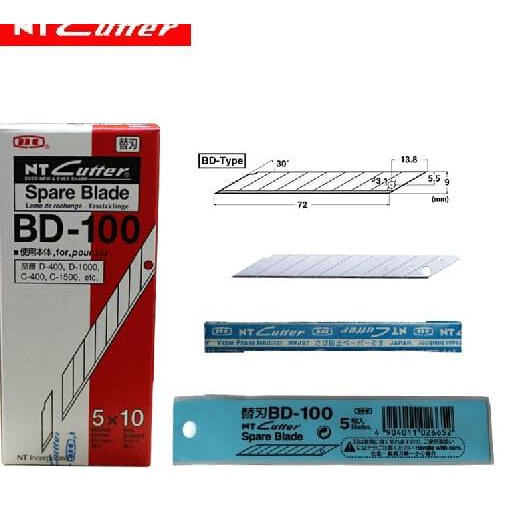 

✵ NT Cutter Blade 30 degree / Isi Cutter Pen Refil Refill ✧