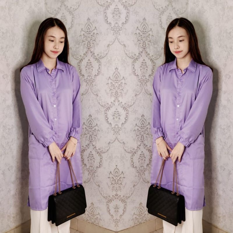 ANISA TUNIK JUMBO LD140 RAYON POLOS PREMIUM TERMURAH