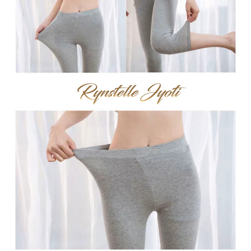 Legging Pendek Kaos Soft rayon Rynstelle