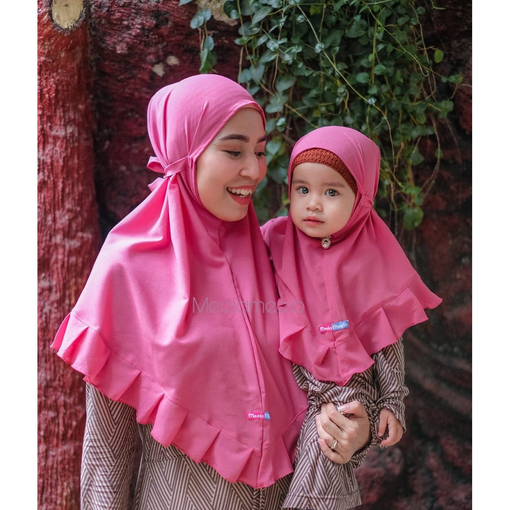 hijab couple ibu dan anak hijab instan hijab renda lucu