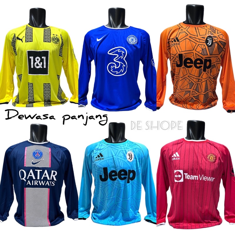 COD / BAJU BOLA DEWASA LENGAN PANJANG TERBARU 2022 / KAOS BOLA DEWASA TERBARU / BAJU BOLA DEWASA TERMURAH / KAOS LENGAN PANJANG / BAJU BOLA ATASAN DEWASA / ATASAN BAJU BOLA DEWASA LENGAN PANJANG