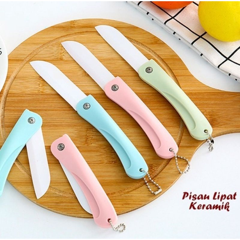 PISAU LIPAT PISAU BUAH SAYUR PISAU DAPUR KECIL PORTABLE KNIFE PISAU