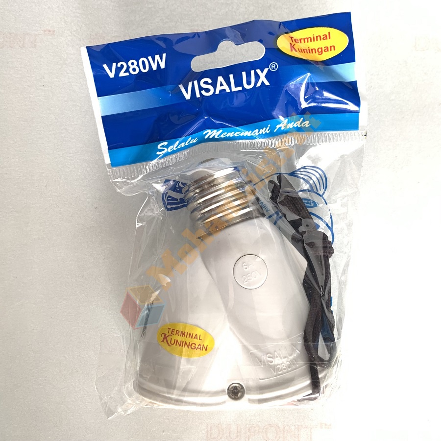 Fitting Tarik VISALUX / Fitting Cabang 2 Tarik V280W Terminal Kuningan SNI