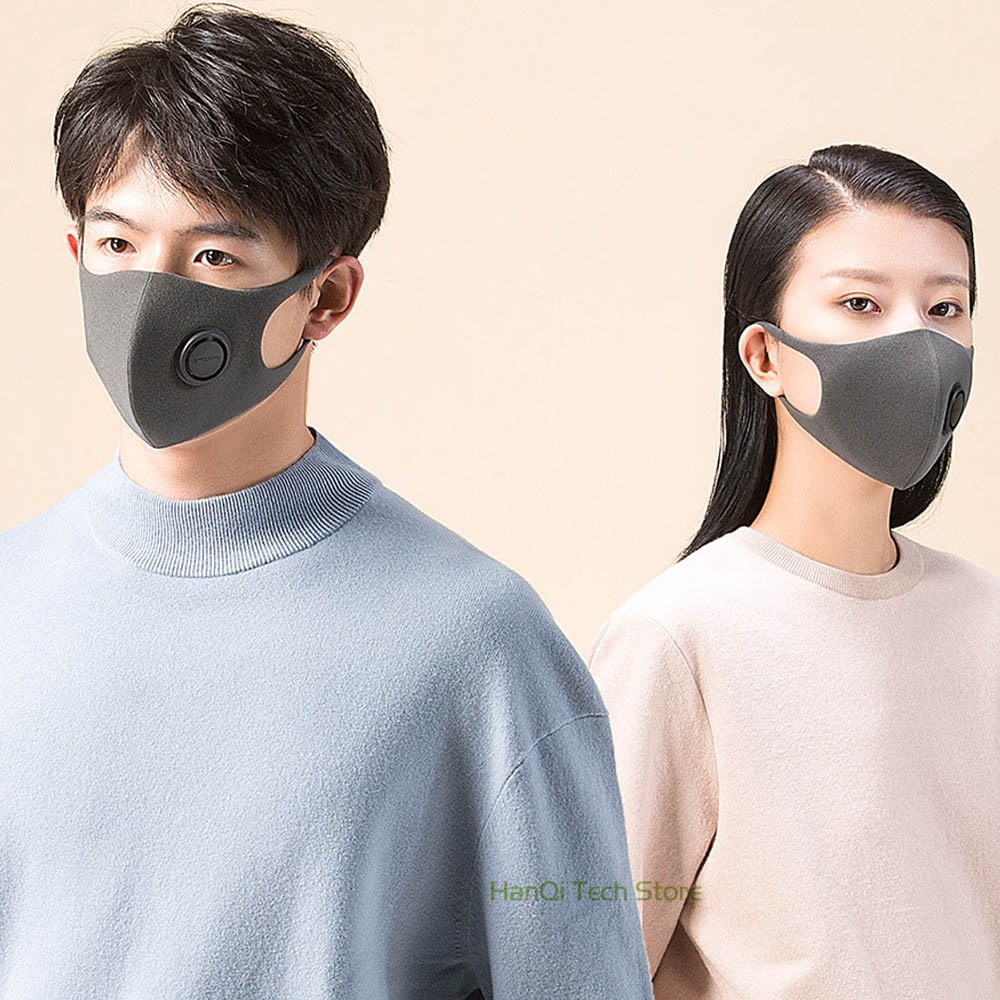 SmartMi Masker Anti Polusi PM2.5 1 PCS Size M - KN95 - Black