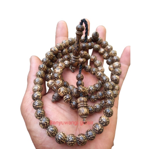 Tasbih Kayu Liwung Macan Asli  10mm Tasbih Kayu  Liwung Macan  Tasbih Kayu  Liwung Macan super