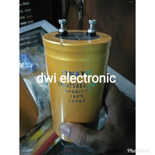 Elco Capasitor Capacitor 75000uf 75000 uf 100v 100 v Merk kita kirim yg ready