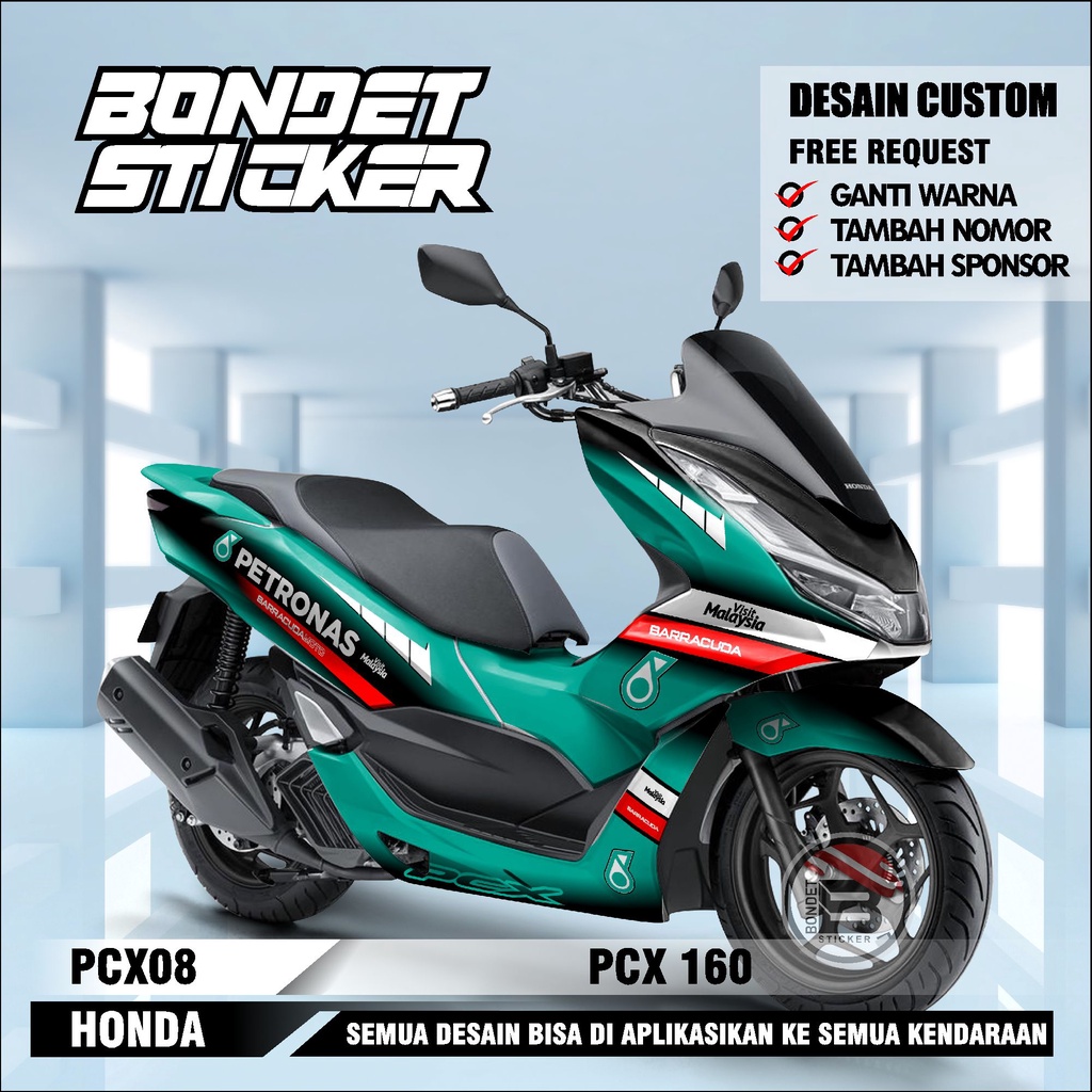 STICKER MOTOR - DECAL MOTOR HONDA PCX 160 FULL BODY