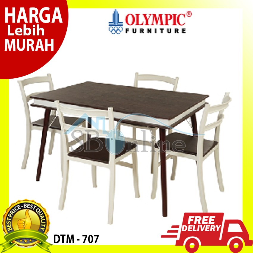 Meja Makan Olympic Include Kursi 4Pcs - DTM 707