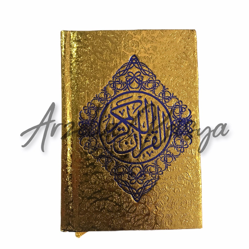 Alquran Cover Emas Saku Al Quran Emas Mini Shopee Indonesia