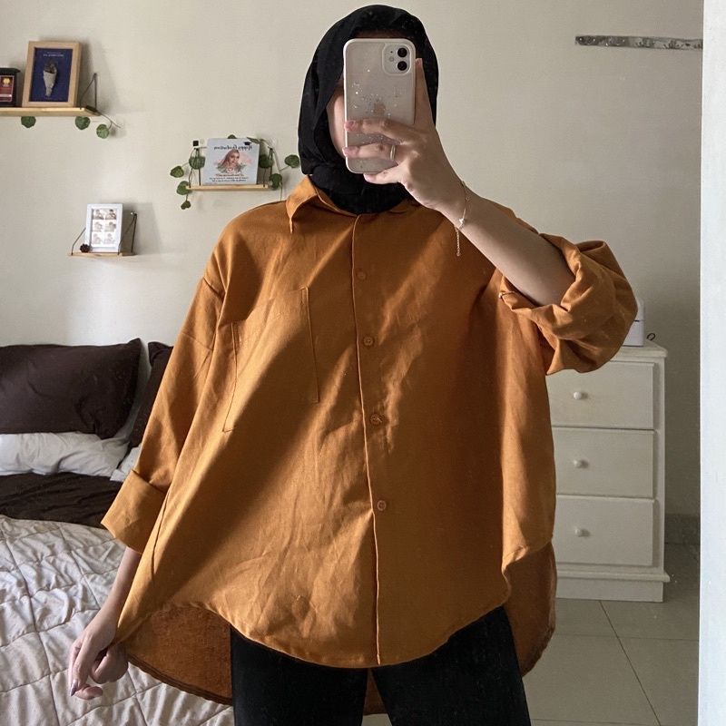 KEMEJA LINEN OVERSIZE SHIRT OVERSIZE KEMEJA POLOS SHIRT POLOS KEMEJA LINEN KEMEJA OVERSIZE