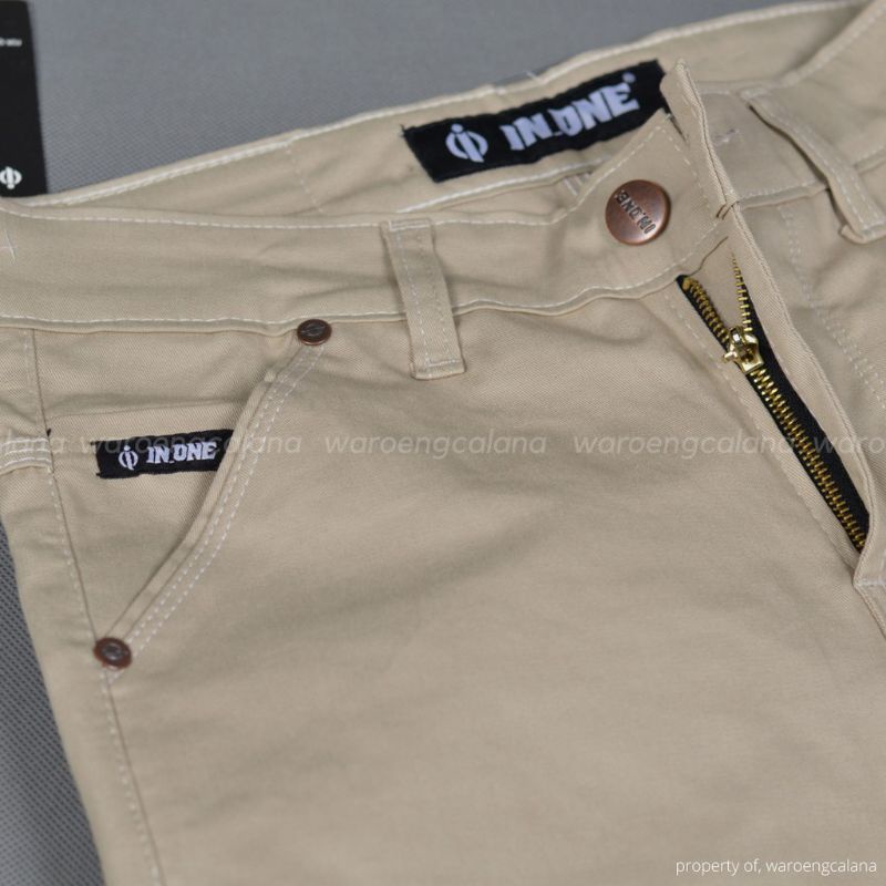 CELANA PANJANG CHINO CREAM BIG SIZE 36.38.40.42 CHINO PRIA BIG SIZE