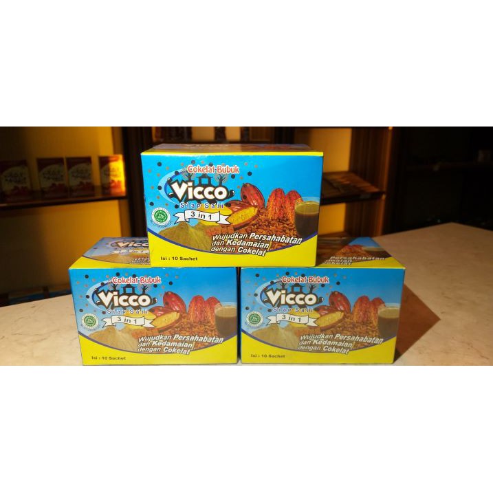 

VICCO Bubuk Coklat 3 in 1 Milk Sachet