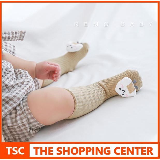 TSC - HHA Kaos Kaki Panjang Anti Slip Bayi Boneka 3D