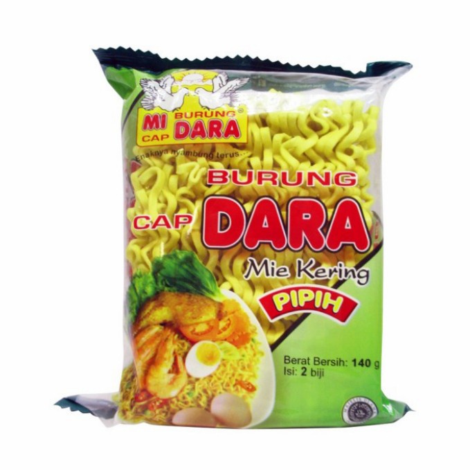 

Mie Burung Dara Renteng Pipih 140gr