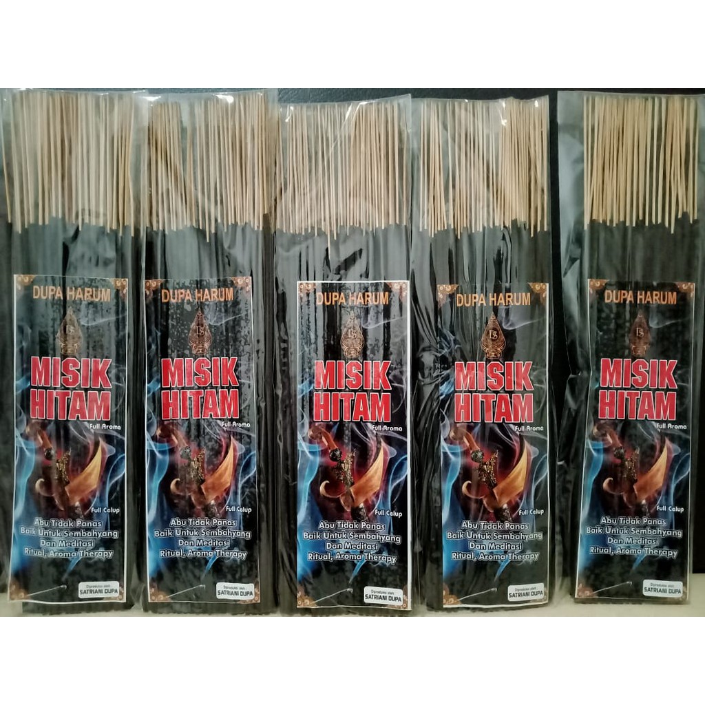 Dupa harum misik hitam full celup satriani dupa