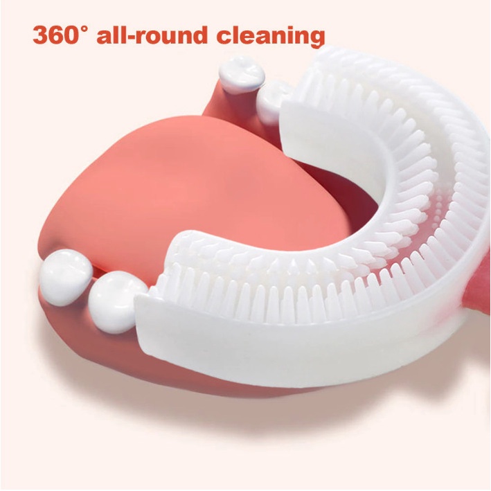 SIKAT GIGI ANAK / BAYI BALITA U - TEETH BRUSH KID U SHAPE 360' CLEANING - MURAH