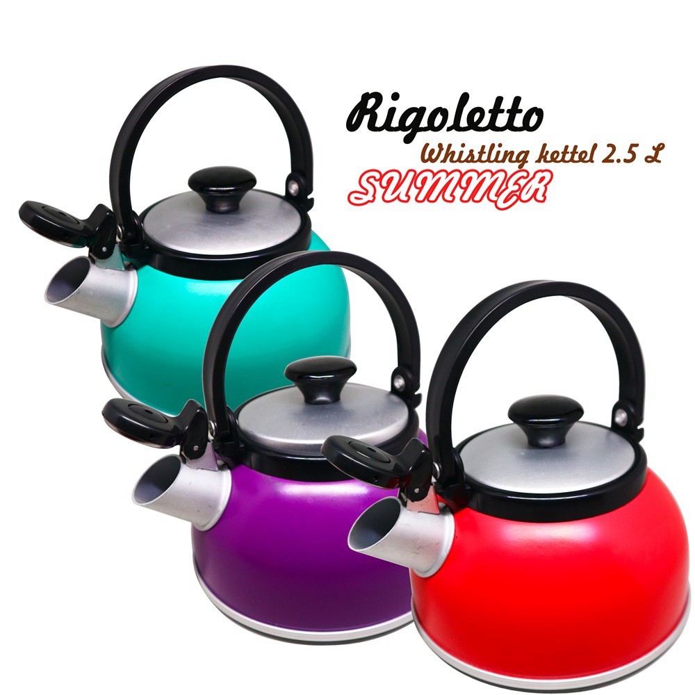 Maspion Teko bunyi whistling kettle Rigoletto 2.5L - random colour