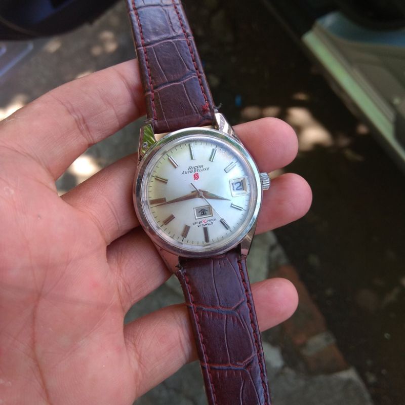 Jam tangan Ricoh auto deluxe 8 automatic vintage 1960's