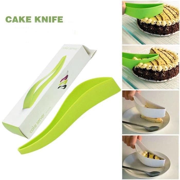 IKILOSHOP Alat Pemotong Pengangkat Kue Cake Tart Cake Server Pisau Potong Dapur