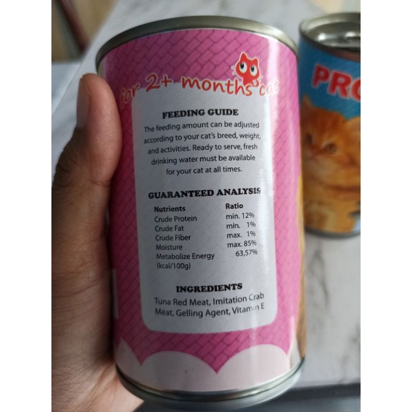 PROFELIN cmCAN KALENG MAKANAN KUCING WETFOOD 400GR