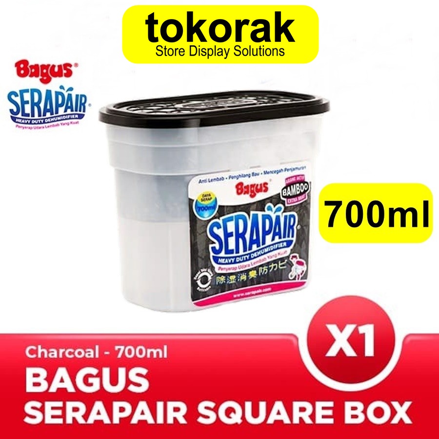 BAGUS SERAPAIR 700 ML CHARCOAL SERAP AIR ANTI LEMBAB PENGHILANG BAU JAMUR